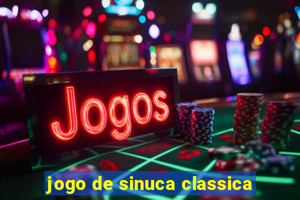 jogo de sinuca classica